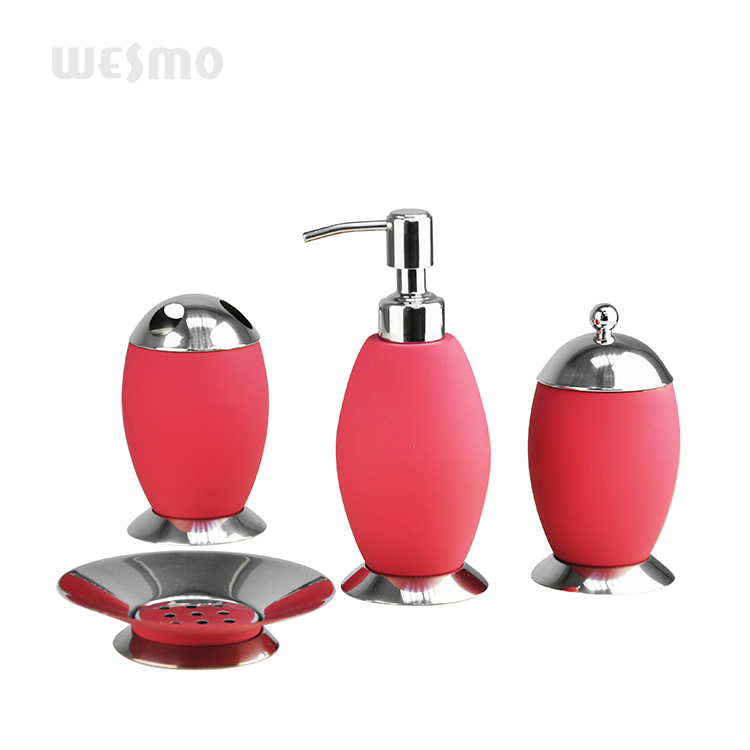 Frosted stainless steel bathroom accessories set luxury 